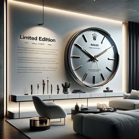 large rolex wall clock